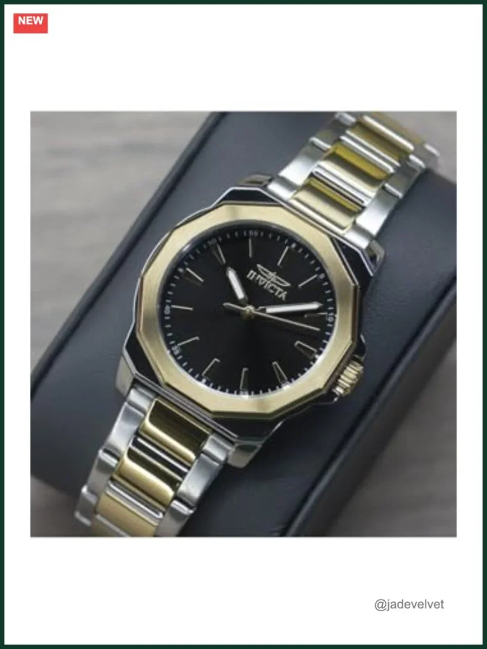 Quartz Analog Watch Crystal Glass Bracelet Buckle Water Resistant